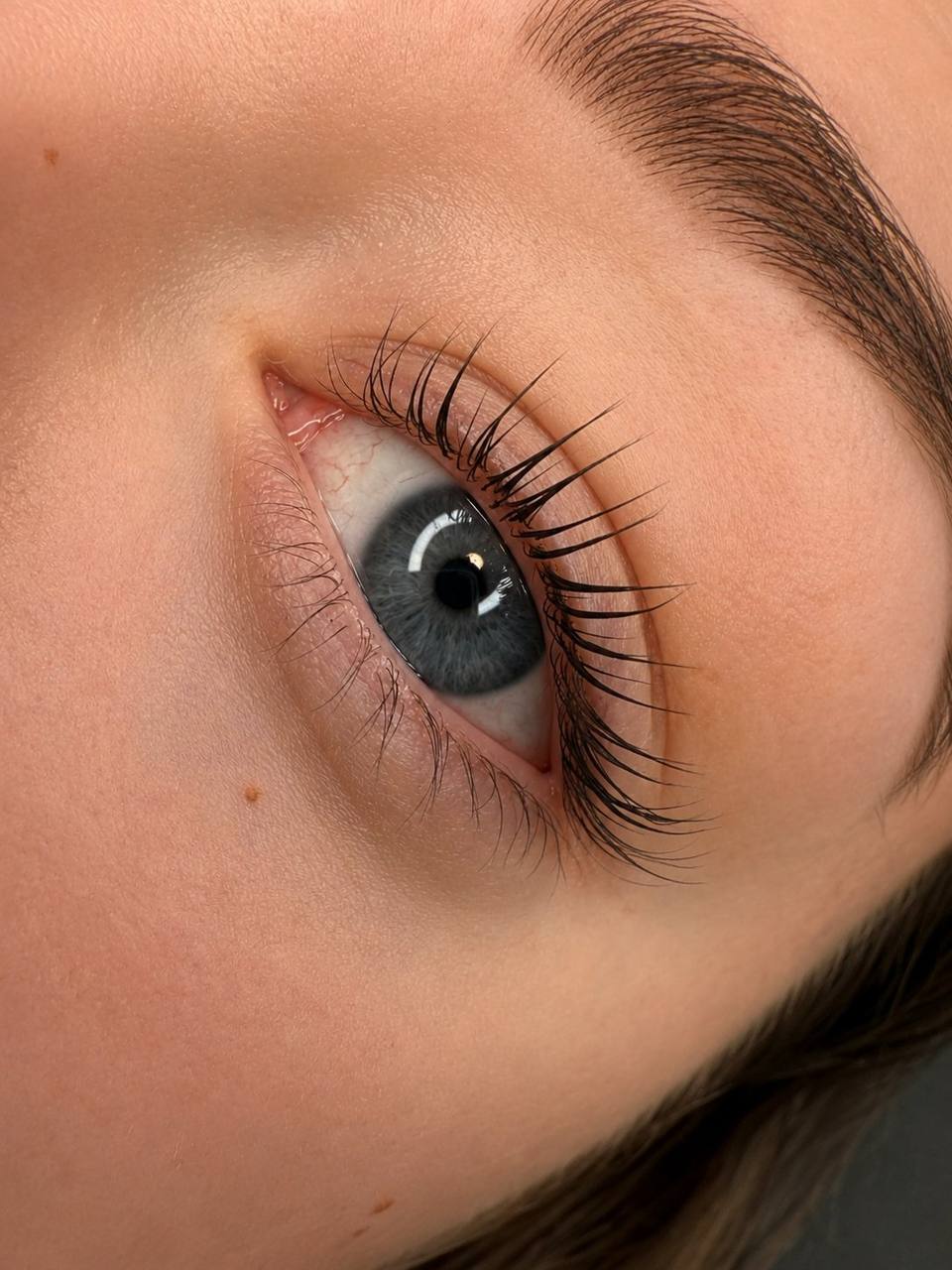 Lash lift Esbjerg - Flot resultat af professionelt vippebuk og farvning af vipper