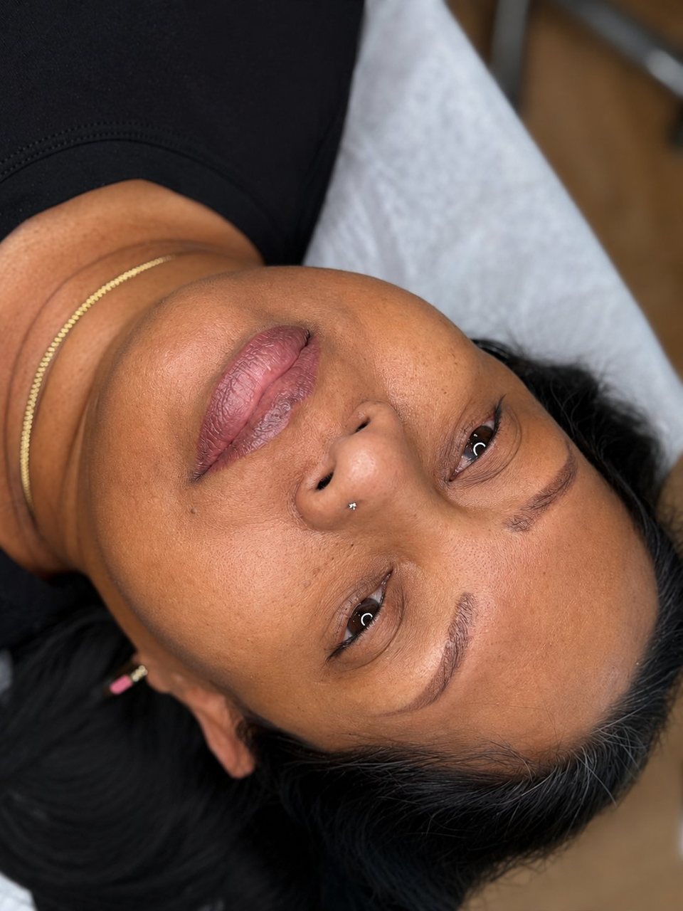 Powder Brows Esbjerg – pudder bryn resultat efter behandling i klinik